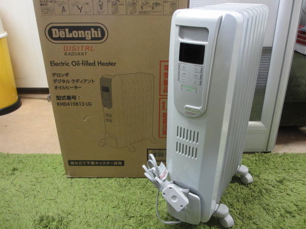 DeLonghi（デロンギ）デジタルラディアントオイルヒーター KHD410812-LGを買取/福岡の家電買取リサイクルショップ【福岡 フォーライフ】